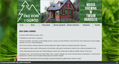 Desktop Screenshot of magia-drewna.pl